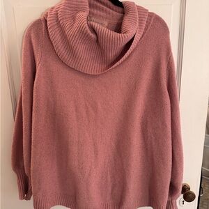 Pink Philosophy Oversized Cowl Neck Sweater